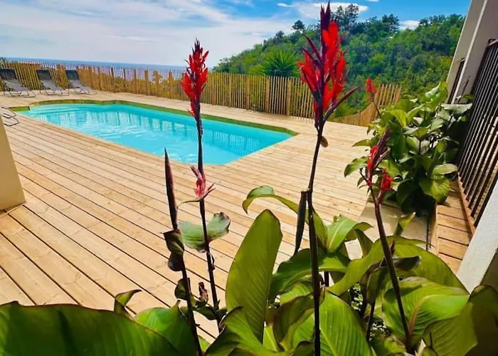 Mare E Machja Avec Piscine Et Vue 빌라