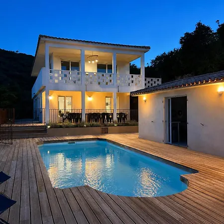 Mare E Machja Avec Piscine Et Vue Villa Sari-Solenzara
